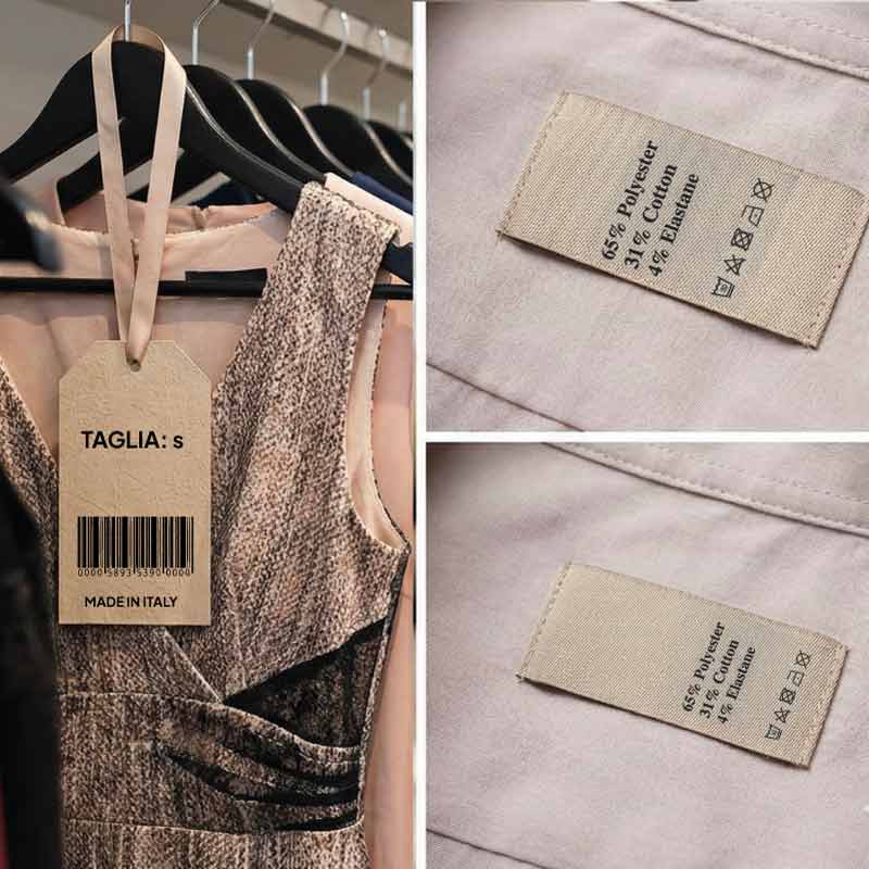 etichette per il settore della retail e del fashion