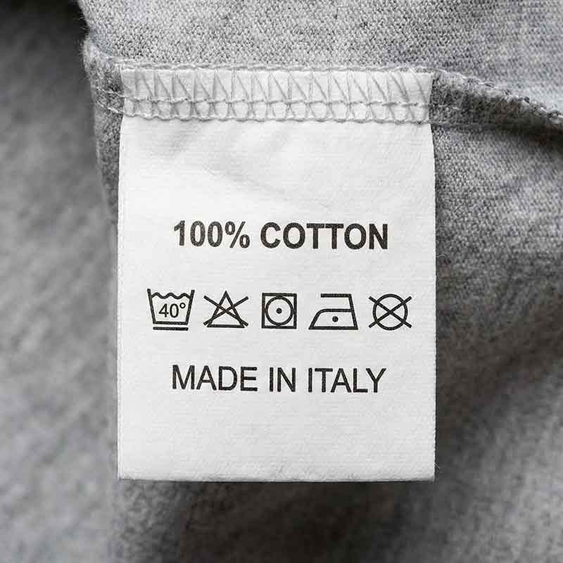 classica etichetta in TNT