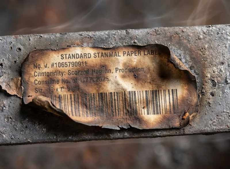 la sfida delle etichette resistenti alle alte temperature